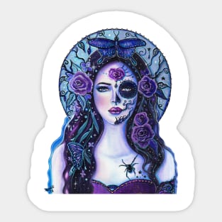 Day of the dead stickers by Renee Lavoie Sticker